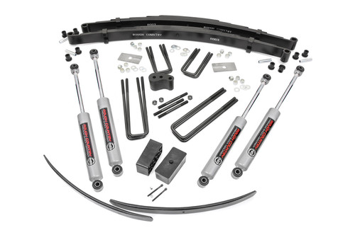 Rough Country - 4 Inch Lift Kit - Rear Blocks - Dodge/Plymouth Ramcharger/Trailduster (1974) - 315.20