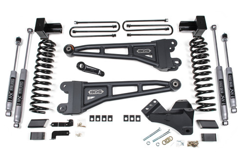 2023-2026 Ford F450 4wd 4" Radius Arm Suspension Lift Kit, 3.5” Rear, Block - NX - BDS1226H