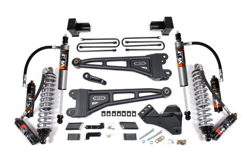 2023-2026 Ford F450 4wd 4" Coilover Radius Arm Suspension Lift Kit, 3.5” Rear, B - BDS1226PES