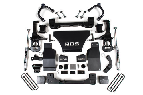 2019-2026 Chevy TB/GMC AT4 1500 4wd 4" Suspension System, 5" Rear, Block - Space - BDS1805H