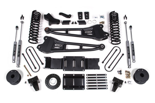 6 Inch Lift Kit w/ Radius Arm - Ram 3500 w/ Rear Air Ride (19-24) 4WD - Diesel - BDS1725H