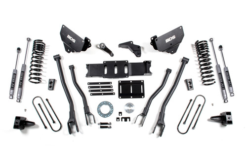 6 Inch Lift Kit w/ 4-Link - Ram 3500 (13-18) 4WD - Diesel - BDS1783FPE