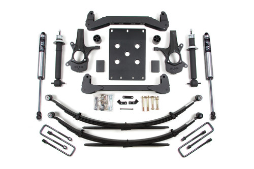 4 Inch Lift Kit - Chevy Silverado or GMC Sierra 1500 (07-13) 2WD - BDS187FS