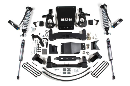 8 Inch Lift Kit - FOX 2.5 Coil-Over DSC - Chevy Silverado or GMC Sierra 1500 (14-18) 4WD - BDS743FDSC