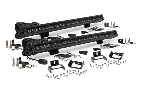 LED Light Kit - Grill Mount - 30 in. Black Single Row Pair - Ford F-250 F-350 Super Duty (11-16) - 70771