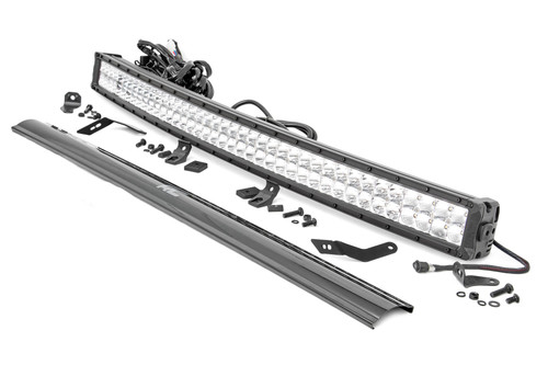 LED Light - Front Mount - 40 in. Chrome Dual Row - White DRL - Honda Talon 1000 - 92045