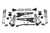2017-2019 Ford F250/F350 4wd 2.5" Radius Arm Suspension Lift Kit, 1" Rear, Block - BDS1543FPE