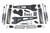 2008-2010 Ford F250/F350 4wd 4" Radius Arm Suspension Lift Kit,  3" Rear Lift, B - BDS1941H