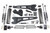 2005-2007 Ford F250/F350 4wd 6" Radius Arm Suspension Lift Kit, 4" Rear Lift, Bl - BDS1948FS