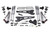 2017-2019 Ford F250/F350 4wd 4" Radius Arm Suspension Lift Kit, 2" Rear, Block, - BDS1524FPE
