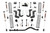 3.5 Inch Lift Kit | C/A Drop | Stage 1 | V2 | Jeep Wrangler Unlimited (18-23)