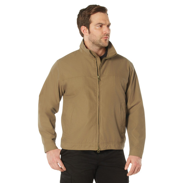 Rothco Lightweight Concealed Carry Jacket (Color: Coyote Brown, Size: M)