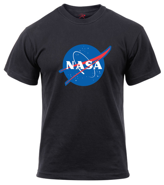 Rothco Authentic NASA Logo Shirt (Color: Black, Size: L)