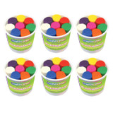 Modeling Dough, 8 Assorted Colors, 4 oz. Per Piece, 8 Pieces Per Pack, 3 Packs