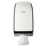 Hygienic Bathroom Tissue Dispenser, 7.38 X 6.38 X 13.75, White