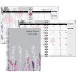 Monthly and Weekly Academic Calendar Planner, Wild Flower, July-August, 7" x 9"