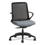 Cliq Office Chair, Supports Up To 300 Lb, 17" To 22" Seat Height, Basalt Seat/black Back/base, Ships In 7-10 Business Days