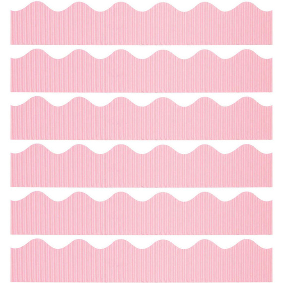 Decorative Border, Pink, 2-1/4" x 50', 6 Rolls