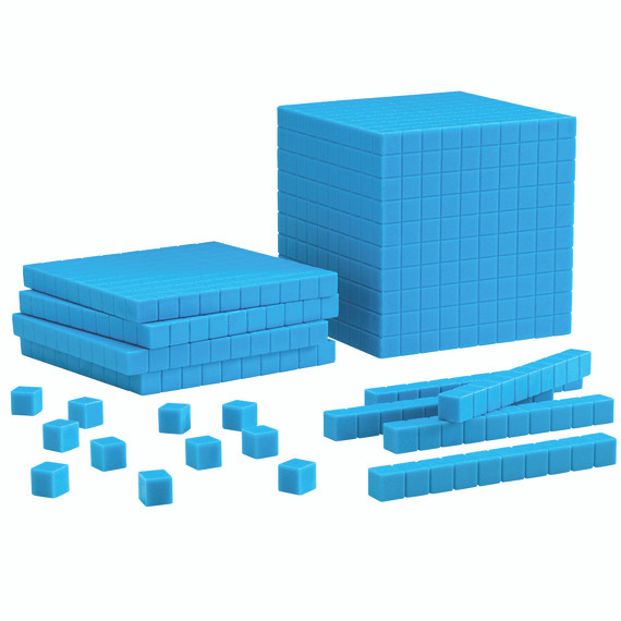 Blue Plastic Base Ten Starter Set