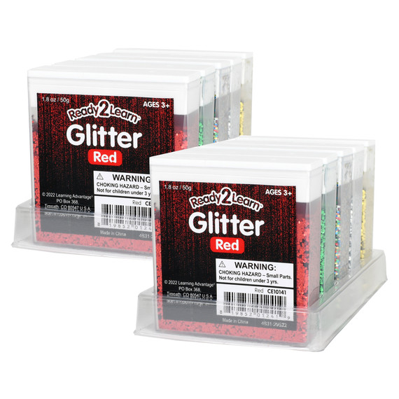 Glitter - Festive - 5 Per Set - 2 Sets