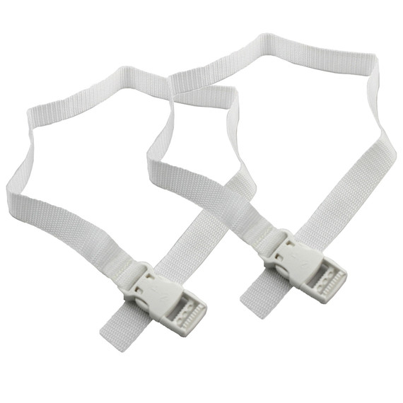Junior Seat Replacement Belt for Toddler Table, White, Pack of 2