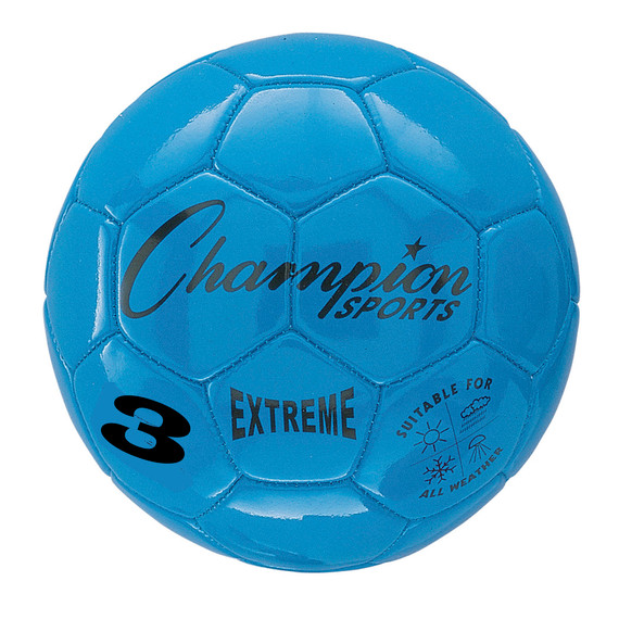 Extreme Soccer Ball, Size 3, Blue - CHSEX3BL