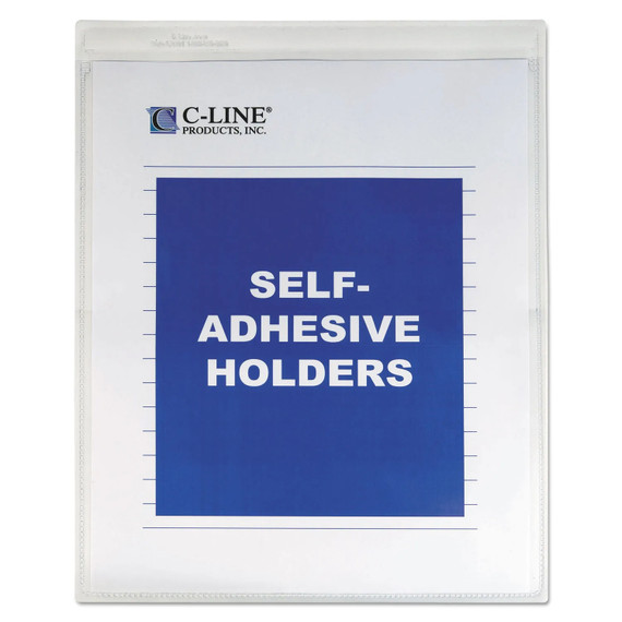 Self-Adhesive Shop Ticket Holders, 9 x 12, Box of 50