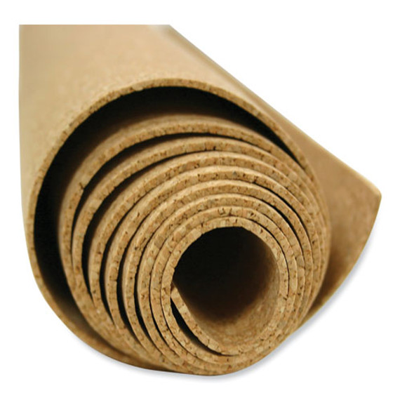 1/4 Natural Cork Roll, 96 X 48, Tan Surface