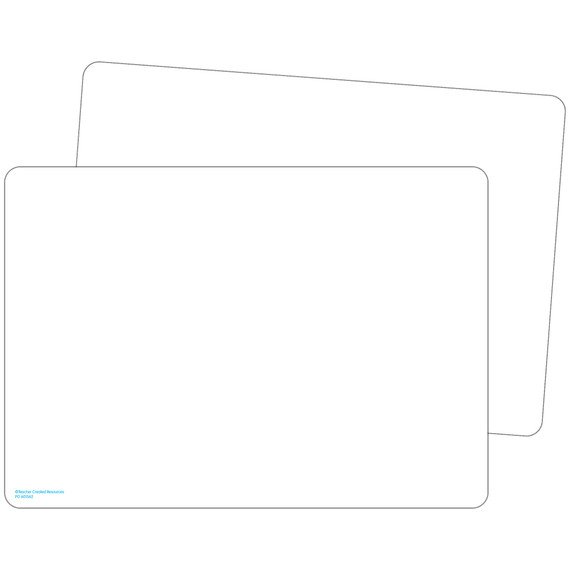 Double-Sided Premium Blank Dry Erase Boards, Pack of 10