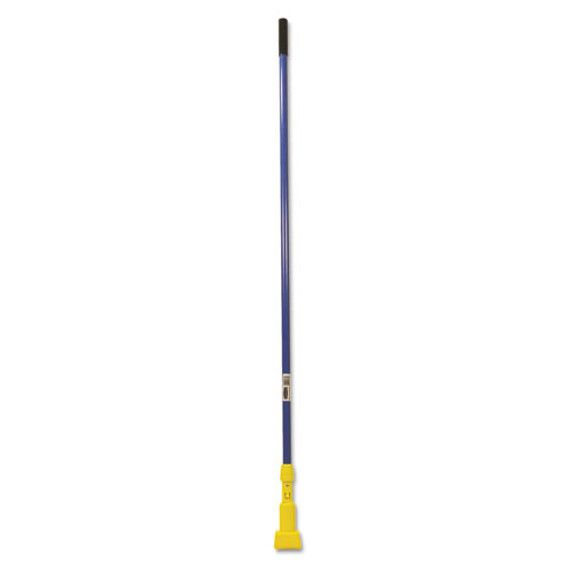 Gripper Fiberglass Mop Handle, 1" Dia X 60", Blue/yellow
