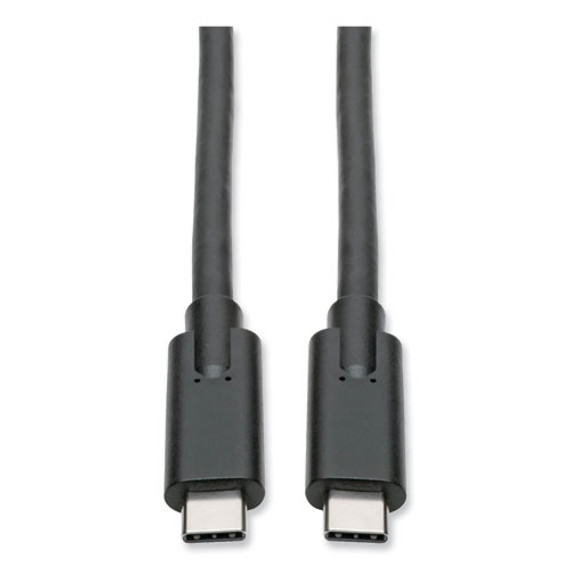 Usb 3.1 Gen 1 (5 Gbps) Cable, Usb Type-c (usb-c) To Usb Type-c (m/m), 5 A, 6 Ft, Black