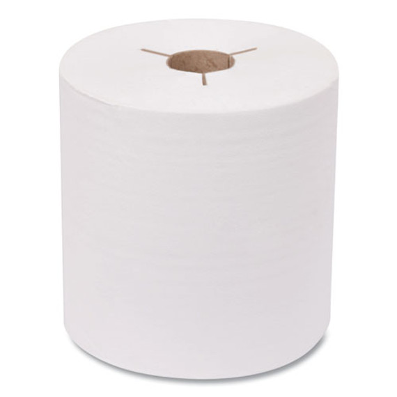 Advanced Hand Towel Roll, Notched, 1-ply, 8 X 10, White, 6 Rolls/carton