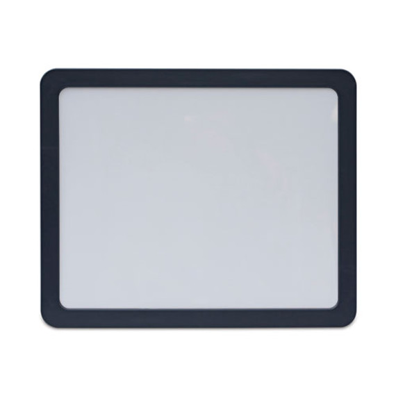 Recycled Cubicle Dry Erase Board, 15.88 X 12.88, White Surface, Charcoal Plastic Frame