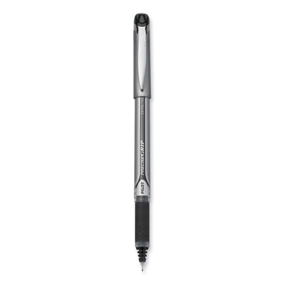 Precise Grip Roller Ball Pen, Stick, Extra-fine 0.5 Mm, Black Ink, Black Barrel