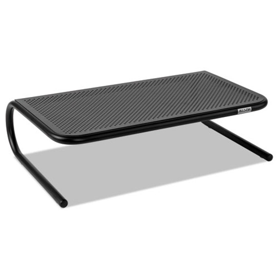 Metal Art Monitor Stand, 19" X 12.5" X 5.25", Black, Supports 30 Lbs