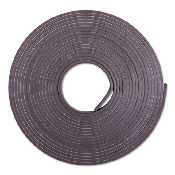 Adhesive-backed Magnetic Tape, 0.5" X 10 Ft, Black