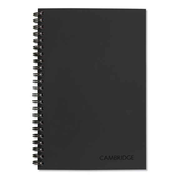 Wirebound Guided Quicknotes Notebook, 1-subject, List-management Format, Dark Gray Cover, (80) 8 X 5 Sheets