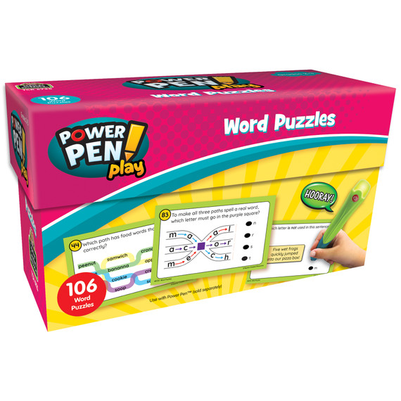 Power Pen Play: Word Puzzles, Grade 2-3