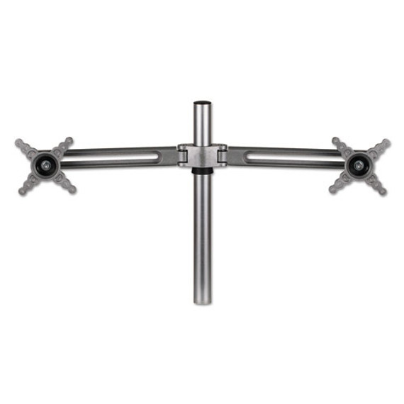 Lotus Dual Monitor Arm Kit, For 26" Monitors, Silver, Supports 13 Lb