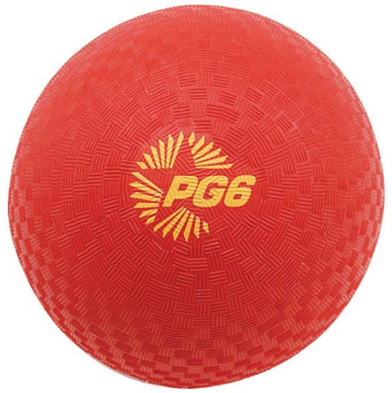 Champion Sports Pg6 Playground Ball - 6" (red)