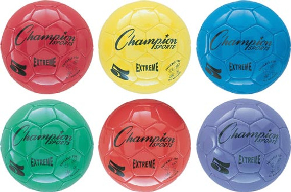 Champion Sports Extreme Soccer Balls - Size 4 (set 6)