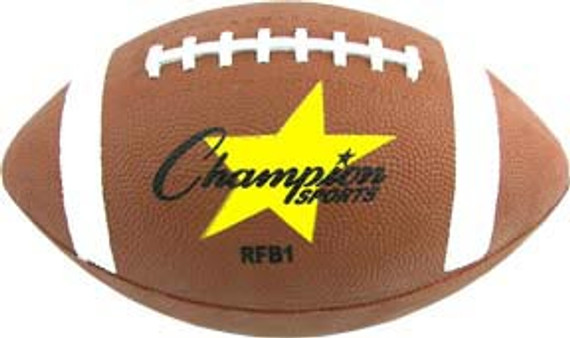 Champion Sports Rubber Football -size 8 (youth)
