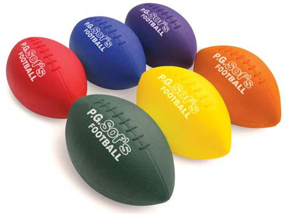 P.g. Sofs 7.5"  Foam Footballs - Set Of 6