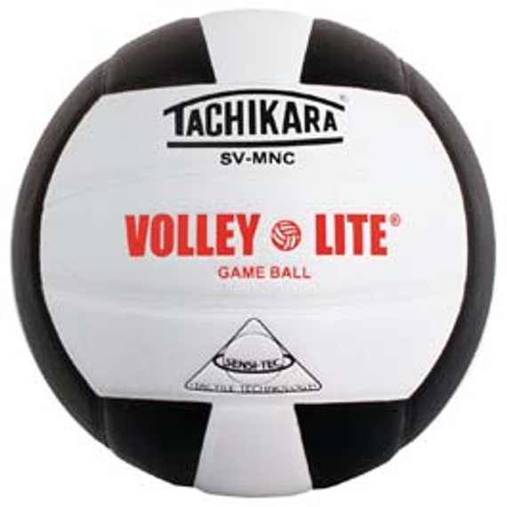 Tachikara Svmnc Volley-lite Training Volleyball - Black/white