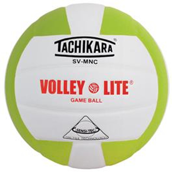 Tachikara Svmnc Volley-lite Training Volleyball - Lime Green/white