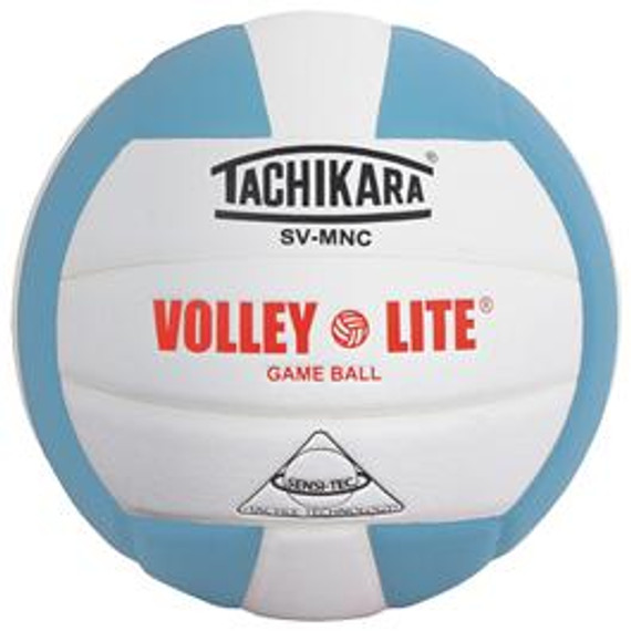 Tachikara Svmnc Volley-lite Training Volleyball - Powder Blue/white