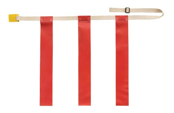 Triple Threat Flag Football Belt - Small - Red