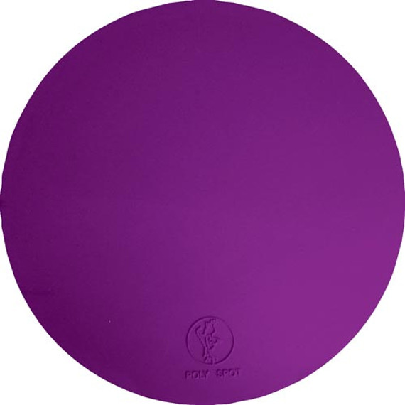 5" Poly Spots - Purple (dozen)