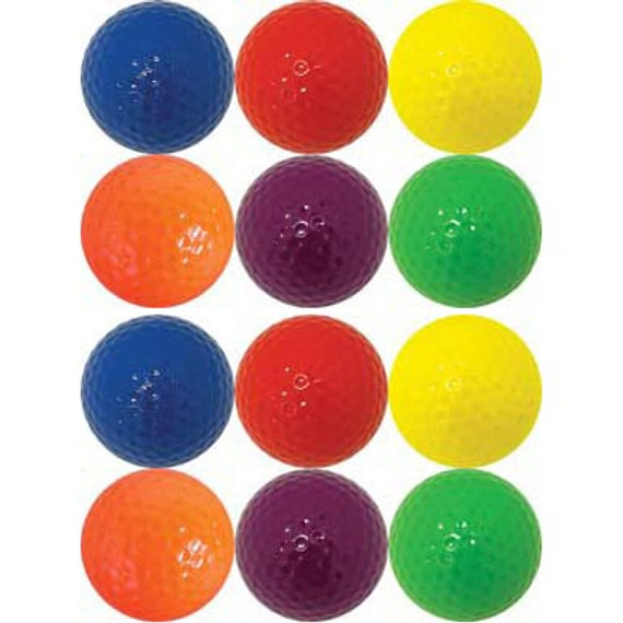 Colored Golf Balls - 2 Each Color