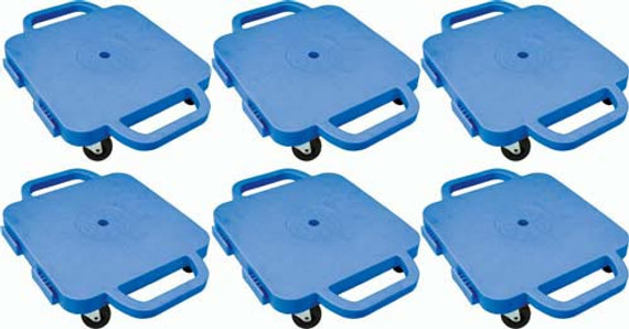 Curved-handle Connect-a-scooters - 16" (set Of 6 Blue)